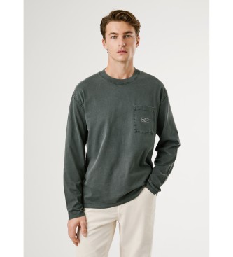 Pepe Jeans para hombre. PM5010100 Camiseta Thor gris (L), Casual, Algodón