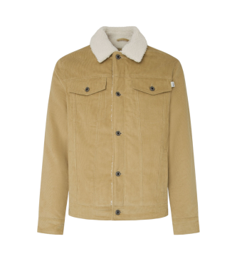 Pepe Jeans para hombre. PM403035 Cazadora Thris beige (M), Casual, Algodón