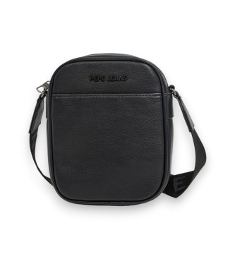 Pepe Jeans para hombre. PM0300036 Bolso Toby negro (OSFA), Casual, Poliuretano