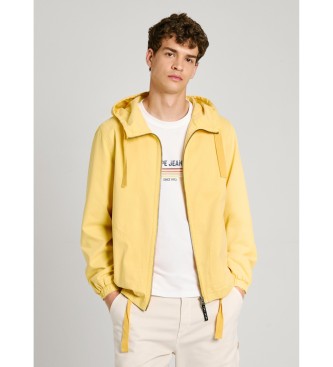 Pepe Jeans para hombre. PM402990 Chaqueta Tod amarillo (XXL), Casual, Algodón