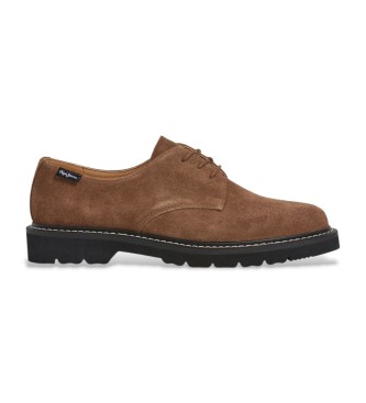 Pepe Jeans para hombre. PMS100001 Zapatos de piel Tom City (44), Plano, Cordones, Casual