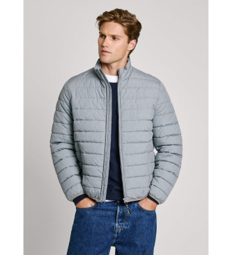 Pepe Jeans para hombre. PM403027 Plumífero Tomi gris (XL), Casual, Poliéster