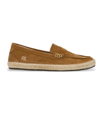 Pepe Jeans para hombre. PMS10337 Mocasines Tourist coast marrón (41), Piel, Plano, Casual