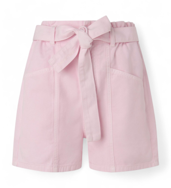 Pepe Jeans para mujer. PL801097 Short Valle rosa claro (S), Casual, Algodón