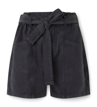 Pepe Jeans para mujer. PL801097 Short Valle negro (S), Casual, Gris, Algodón