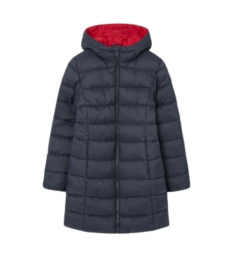 Pepe Jeans para menina. PG401111 Casaco Vivian navy (14años= 164cm), Casual, Poliamida, Marinho, moda infantil