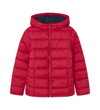 Pepe Jeans para niña. PG401113 Abrigo Vivian rojo (6años= 104cm), Casual, Poliamida, moda infantil