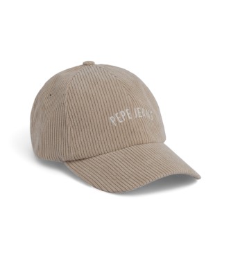 Pepe Jeans para mujer. PL040354 Gorra Ween beige (OSFA), Casual, Poliéster
