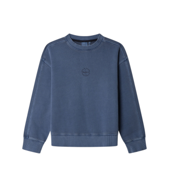 Pepe Jeans para niño. PB5800071 Sudadera William marino (12años= 152cm), Azul, Casual, Algodón, Manga corta, moda infantil