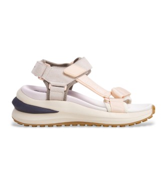 Pepe Jeans para mujer. PLS90708 Sandalias de piel Winslove Sport beige (41), 3 a 5cm, Ante, Velcro, Casual
