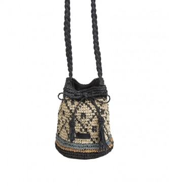 Pepe Jeans para mujer. PL031431 Bolso Ximena negro (OSFA), Casual, Papel