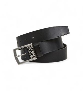 Pepe Jeansvoor mannen. PM021056 Zachary Riem zwart (100 cm), Casual, Leer