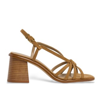 Para mujer. PLS90703 Sandalias Zowi Suede (39), 5 a 8cm, Hebilla, Casual, Fiesta