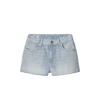 Pepe Jeans para niña. PG800861PR5 Short A-Line Hw azul (6Años= 104cm), Casual, Algodón, Denim, moda infantil
