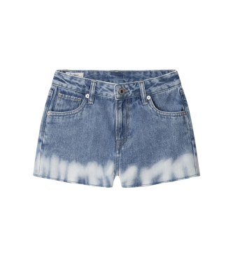 Pepe Jeans para niña. PG800871 Short Cloudy azul (4años= 80cm), Casual, Algodón, Denim, moda infantil