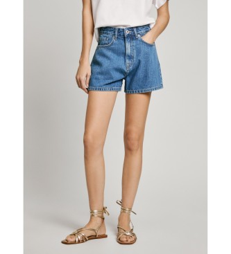 Pepe Jeans para mujer. PL801111ID1 Short A-Line Hw Suzie azul (27), Casual, Algodón, Denim, Sostenible