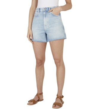 Pepe Jeans para mujer. PL801112MQ7 Short Rachel azul (28), Casual, Algodón, Denim
