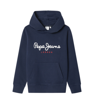 Pepe Jeans para niño. PB581669 Sudadera Art marino (8Años= 128cm), Casual, Algodón, Sostenible, moda infantil