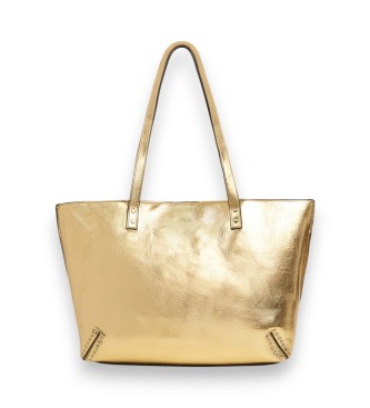 Pepe Jeans para mujer. PL031660 Bolso Audrey Glimmer dorado (OSFA), Casual, Poliuretano