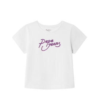 Pepe Jeans T-Shirt Avani Bambina, Bianco (Bianco), 12, Bianco (Bianco), 12 Anni-image