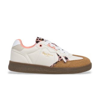 Pepe Jeans para mujer/niña. PGS000010 Zapatillas Ball Wild blanco roto (40), Plano, Cordones, Casual, moda infantil