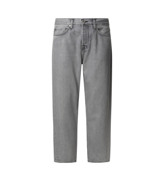 Pepe Jeans para hombre. PM207705UM7 Jeans tipo barrel en fit loose gris (29/30), Casual, Algodón, Denim, Sostenible