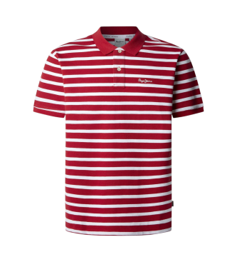 Pepe Jeans para hombre. PM542241 Polo Barret rojo (S), Casual, Algodón, Manga corta, Sostenible