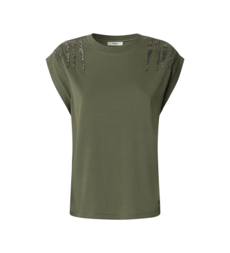 Para mujer. PL5000024 Camiseta Barry (L), Casual, Algodón, Manga corta