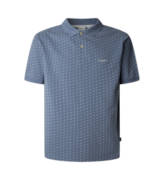 Pepe Jeans para hombre. PM542244 Polo Basil azul (L), Casual, Algodón, Manga corta, Sostenible
