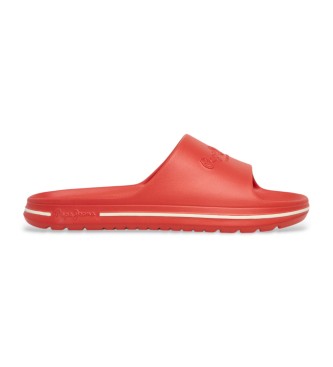Pepe Jeans para hombre. PMS70159 Chanclas Bay Beach Naranja (45), Plano, Ninguno, Beachwear