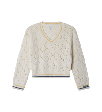 Pepe Jeans para niña. PG7000003 Jersey Beah beige (12años= 152cm), Casual, Algodón, moda infantil