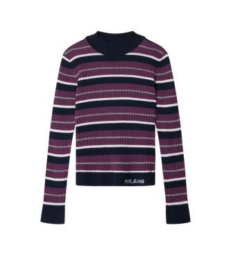 Pepe Jeans para niña. PG7000001 Camiseta Belle lila (10años= 140cm), Casual, Algodón, moda infantil