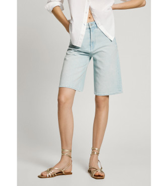 Pepe Jeansvoor vrouwen. PL801176 Bermuda Breeze blauw (25), Casual, Katoen, Denim, Duurzaam
