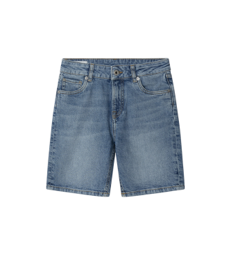 Pepe Jeans para niña. PG800869ND2 Short en tejido denim rígido azul (16años= 176cm), Casual, Algodón, Sostenible, moda infantil
