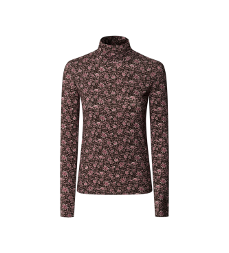 Pepe Jeans para mujer. PL5000018 Camiseta Bisca marrón (L), Casual, Algodón, Manga larga