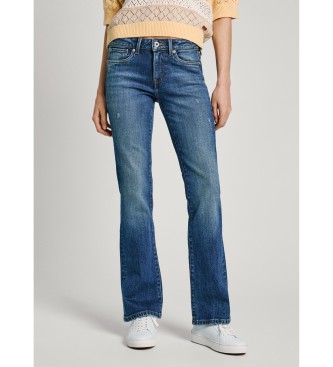 Pepe Jeans para mujer. PL204732HV4 Jeans Bootcut Lw azul (31/32), Casual, Algodón, Denim, Sostenible