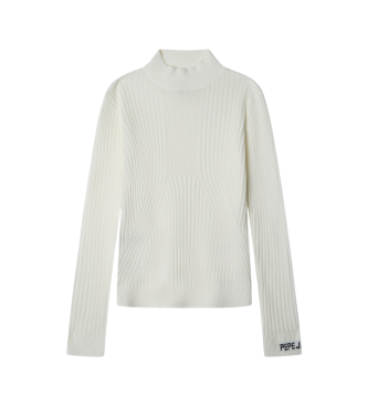 Pepe Jeans para niña. PG7000008 Jersey Brielle blanco (6años= 104cm), Casual, Algodón, moda infantil