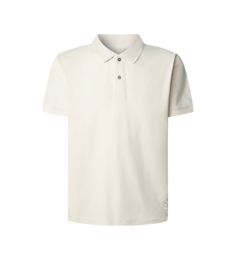 Pepe Jeans para hombre. PM5400078 Polo Callum blanco roto (M), Casual, Algodón, Manga corta