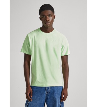 Pepe Jeansvoor mannen. PM509206 Connor T-shirt groen (XXL), Casual, Katoen, Korte mouwen, Duurzaam