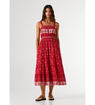 Pepe Jeans Vestido Celia rojo