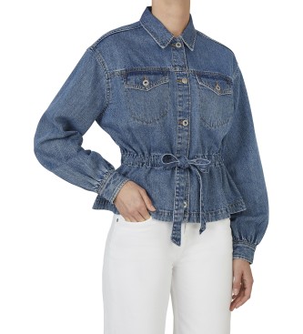Pepe Jeans para mujer. PL402567 Cazadora Cintha azul (L), Casual, Algodón