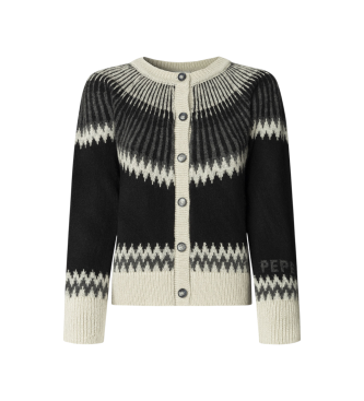 Pepe Jeans för kvinnor. PL7000048 Cardigan Cissy grå (S), Casual, Akryl