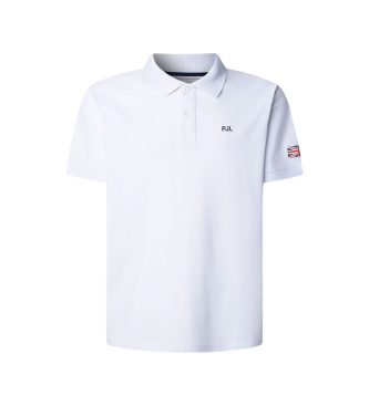 Pepe Jeans para hombre. PM5400091 Polo Clayton blanco (S), Casual, Algodón, Manga corta