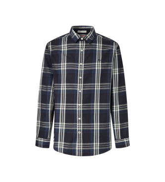 Pepe Jeans para hombre. PM3090824 Camisa Codar marino (XL), Casual, Algodón, Manga larga