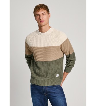 Pepe Jeans para hombre. PM702472 Jersey Cody multicolor (M), Casual, Algodón