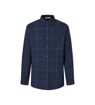 Pepe Jeans para hombre. PM3090812 Camisa Coventry marino (XXL), Casual, Algodón, Manga larga