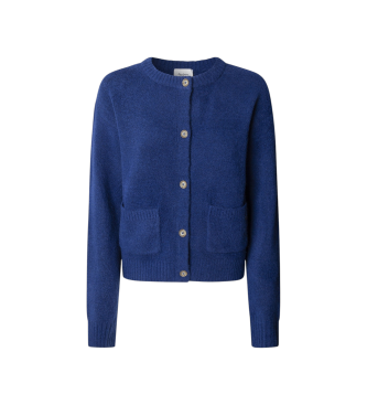 Pepe Jeans para mujer. PL7000030 Cárdigan Cecil azul (L), Casual, Acrílico