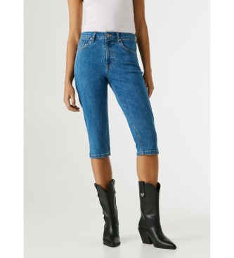 Pepe Jeans para mujer. PL80000314CA Pantalón Maria azul (28), Casual, Algodón, Denim