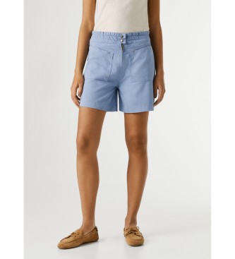 Pepe Jeans para mujer. PL8000027 Short Crusade azul (XL), Casual, Denim, Lyocell