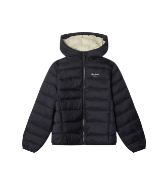 Pepe Jeans para niña. PG4000006 Chaqueta Dahlia Short negro (14años= 164cm), Casual, Poliamida, moda infantil